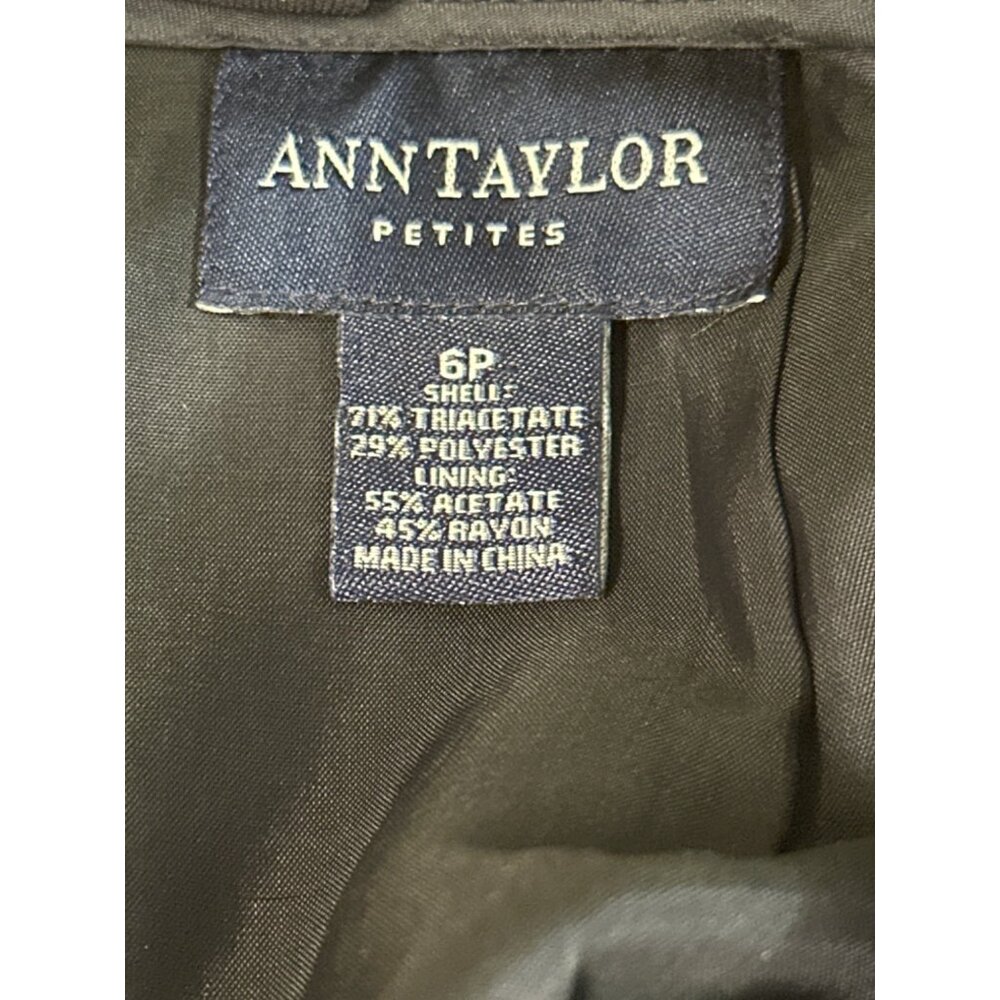 Ann Taylor Petites Basic Black Triacetate Rayon S… - image 6